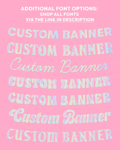 Groovy Custom Banner - customizable banner