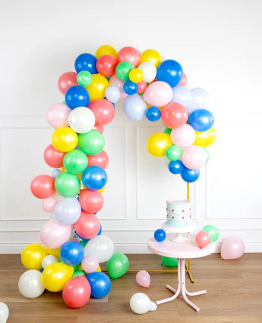Bright Birthday Balloon Garland Set