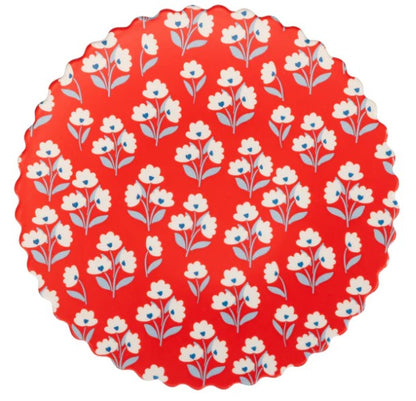Floral Bamboo Plate Set