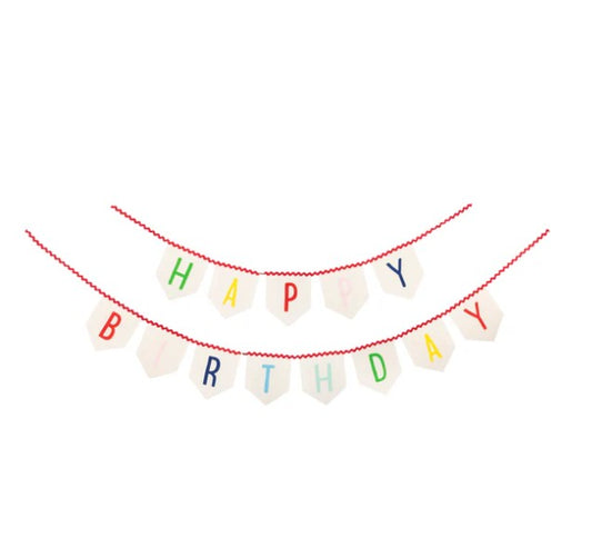 Happy Birthday Felt Banner