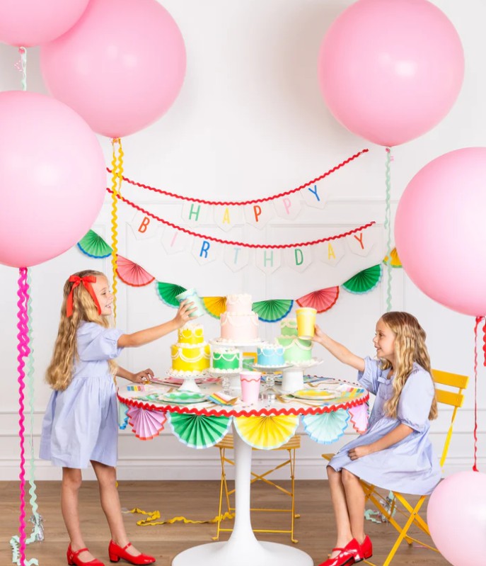 Bright Birthday Bunting Banner