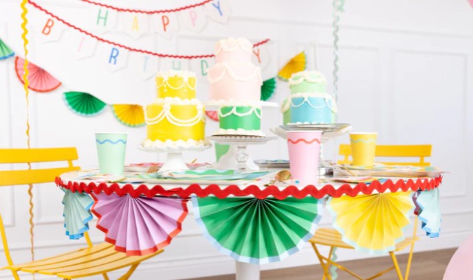 Bright Birthday Bunting Banner