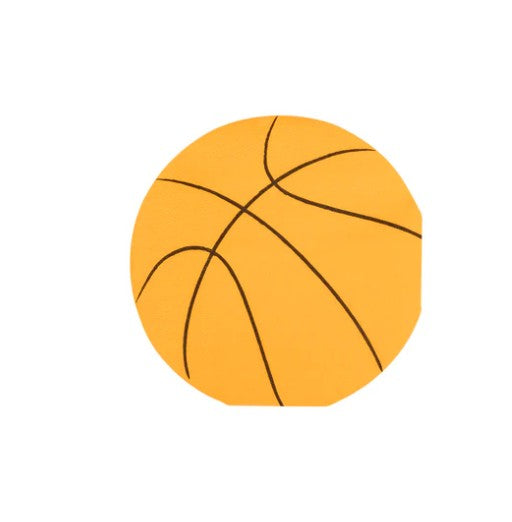 Basketball Shaped Paper Cocktail Napkin
