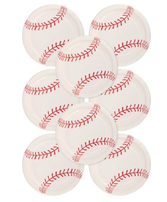 Baseball Paper Plate