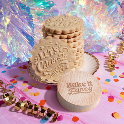 Embossed Birthday Cookie Stamp - Party Time