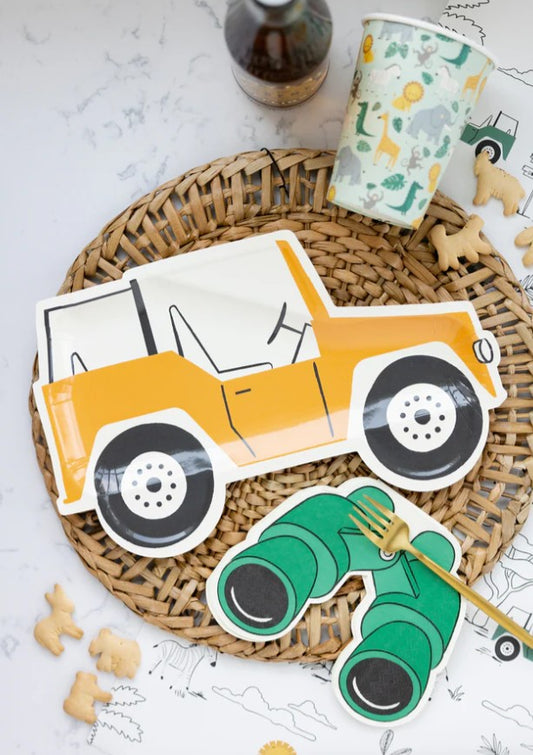 Safari Binoculars Shaped Paper Dinner Napkin