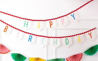 Happy Birthday Felt Banner