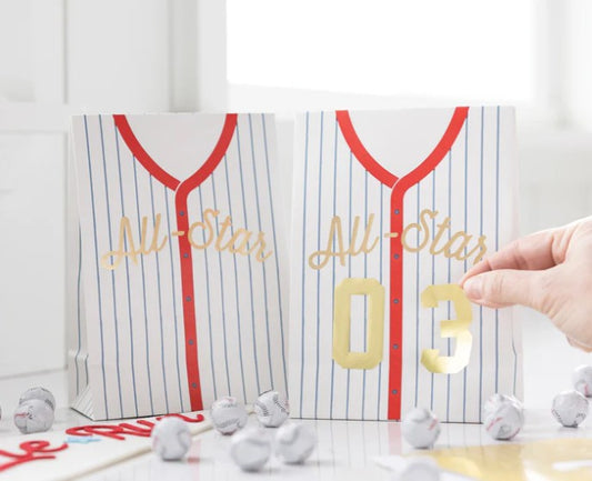 Baseball Jersey Treat Bags