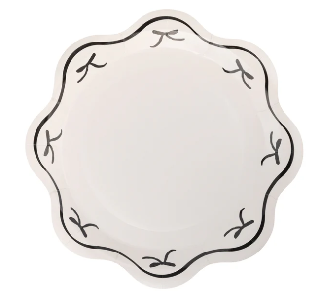 Black Bow Plate