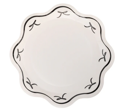 Black Bow Plate
