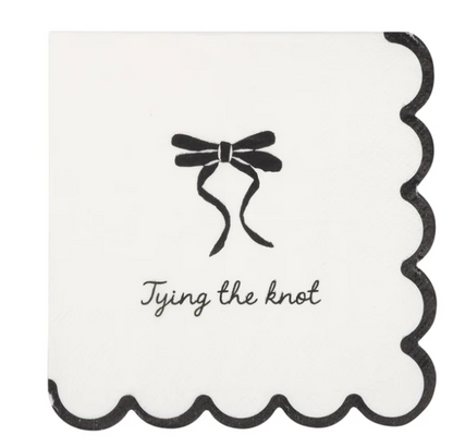 Tying the Knot Cocktail Napkin