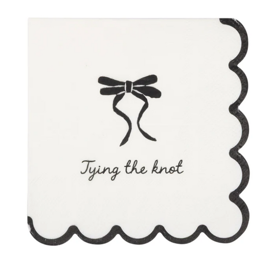 Tying the Knot Cocktail Napkin