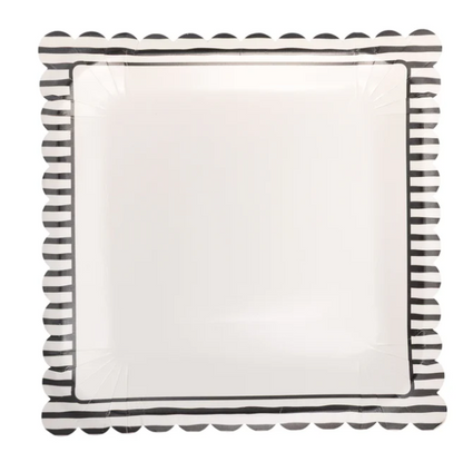 Black Stripe Plate