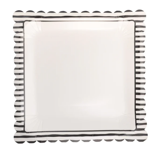 Black Stripe Plate