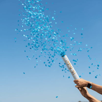 Gender Reveal Confetti Launcher Cannon - Pink Or Blue