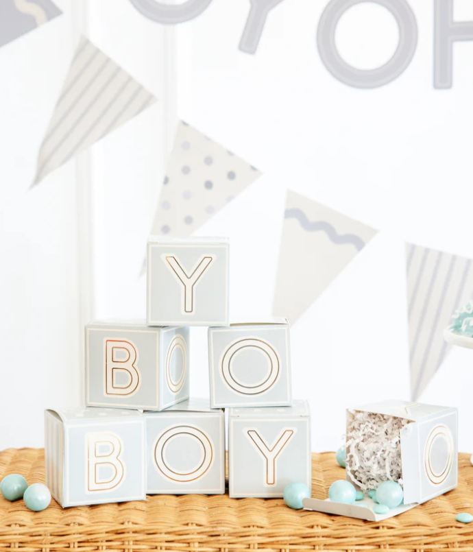 Blue Block Treat Box