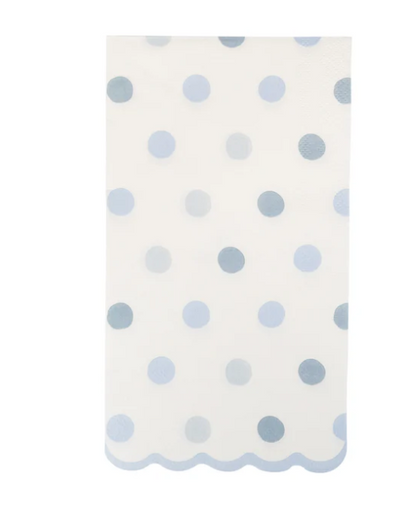 Baby Blue Polka Dot Dinner Napkin