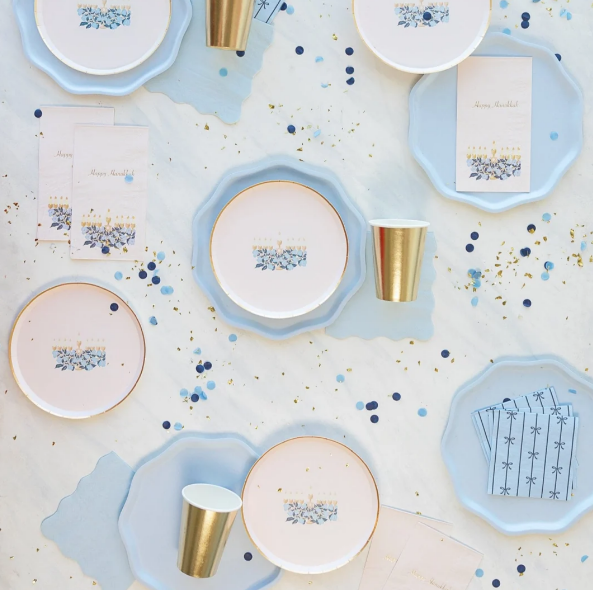 Sky Blue Eco Large Napkins