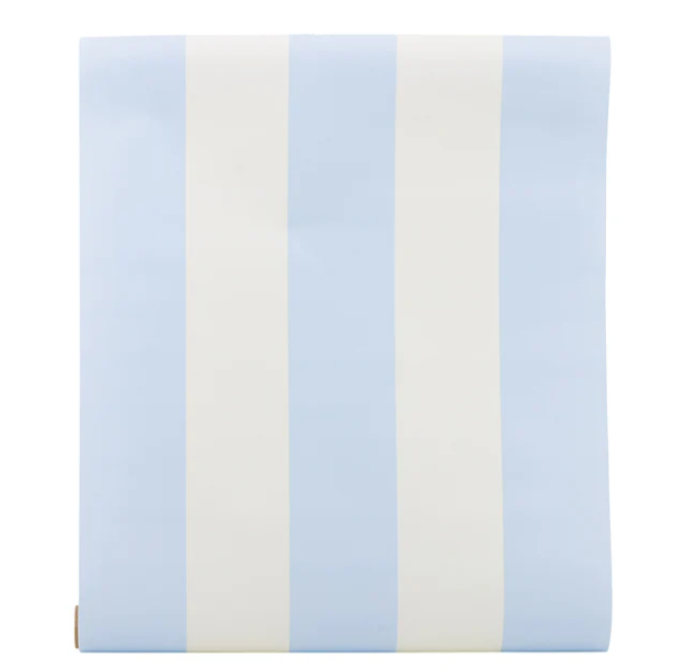 Blue Striped Table Runner