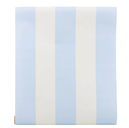 Blue Striped Table Runner