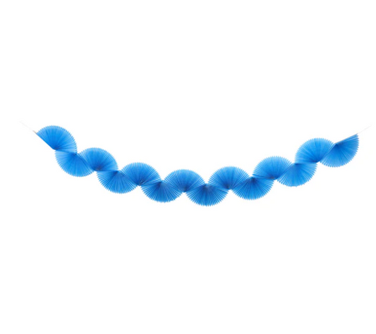 Blue Tissue Bunting Banner