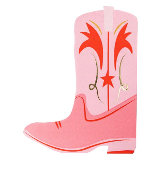Boot Shaped Paper Dinner Napkin