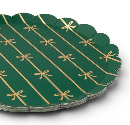 Emerald Green Signature Bow Small Plates