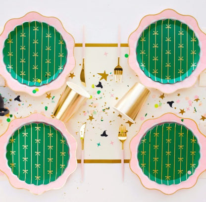 Emerald Green Signature Bow Small Plates