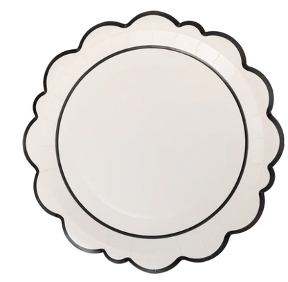 Black Edge 9" Plate