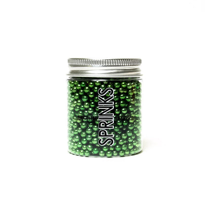 CACHOUS GREEN (4MM) SPRINKLES BY SPRINKS