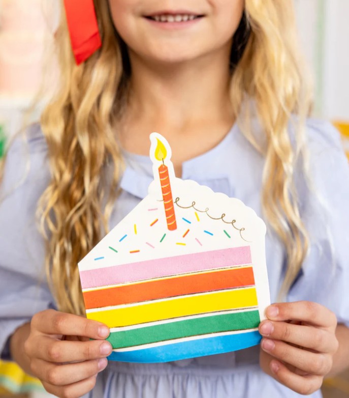 Cake Shaped Dinner Napkin