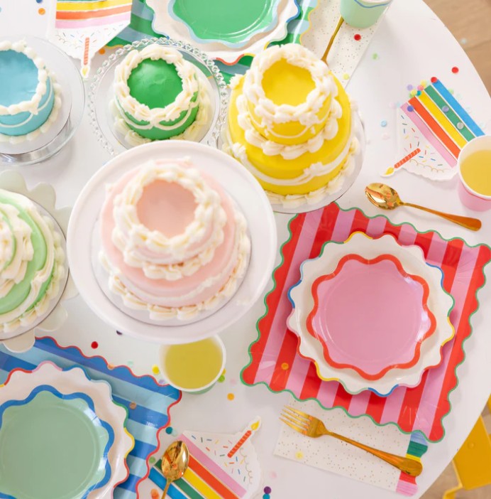 Cake Shaped Dinner Napkin