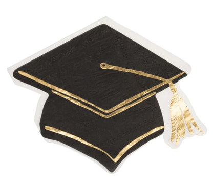 Grad Hat Shaped Napkin Cocktail