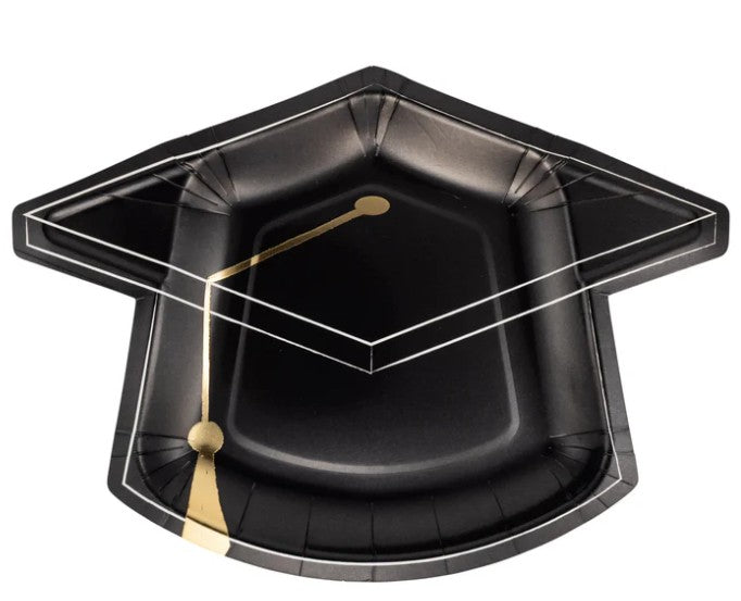 Black Cap Shaped Plate