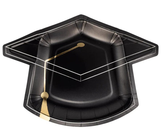 Black Cap Shaped Plate