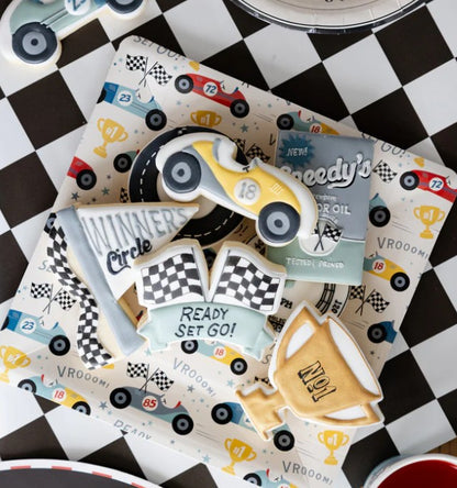 Miles per Hour - Race Pattern Plate