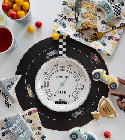 Miles per Hour - Race Pattern Plate