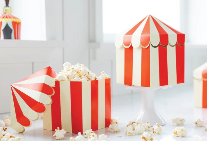 Carnival Tent Favor/Treat Boxes