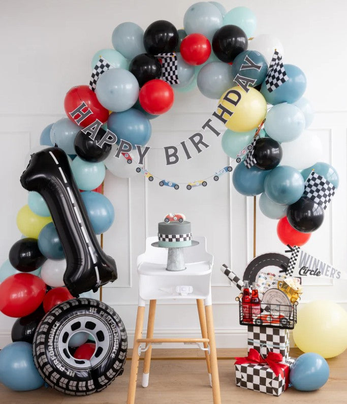 Miles per Hour - Happy Birthday Banner Set