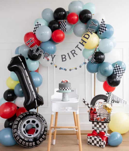 Miles per Hour - Happy Birthday Banner Set