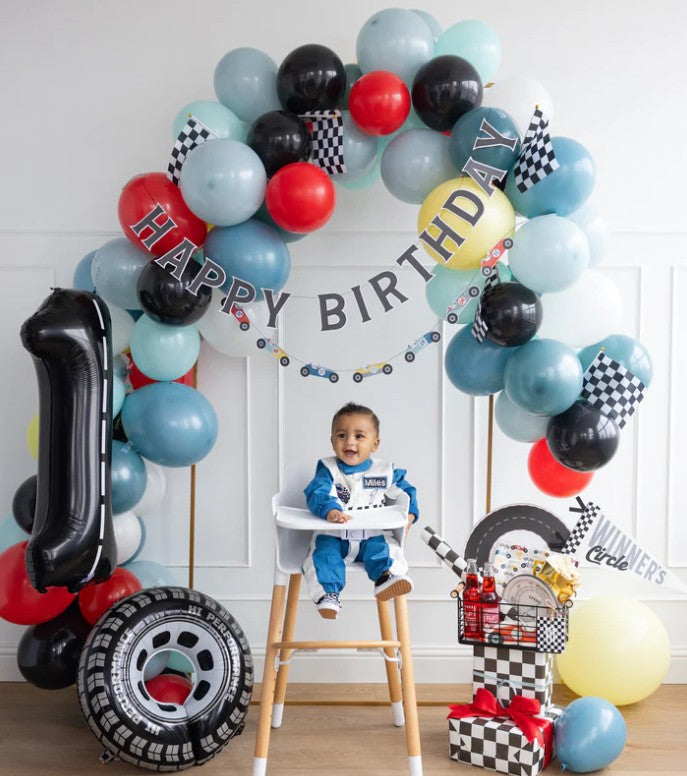 Miles per Hour - Happy Birthday Banner Set