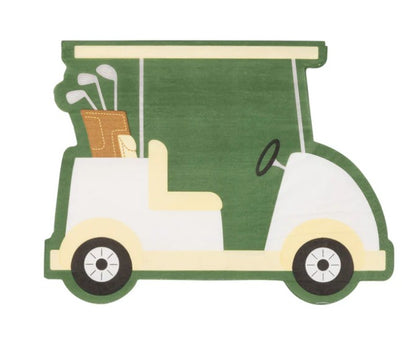 Golf Cart Shaped Napkins