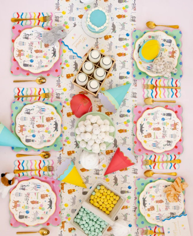Cat Party Table Runner
