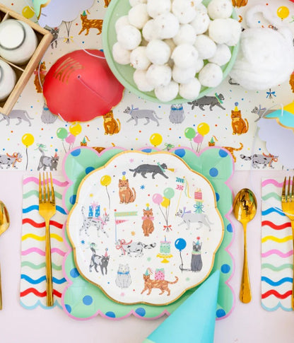 Cat Party Table Runner