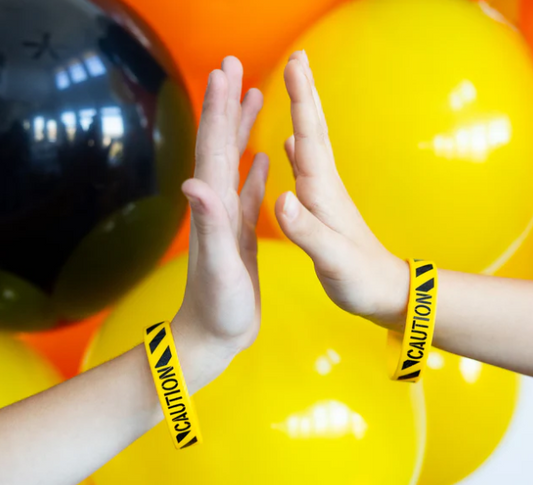 Construction Party Favor Rubber Bracelets