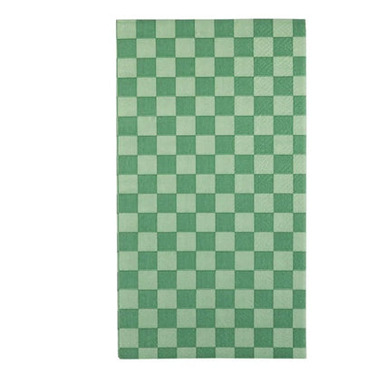 Checkered Paper Dinner Napkins
