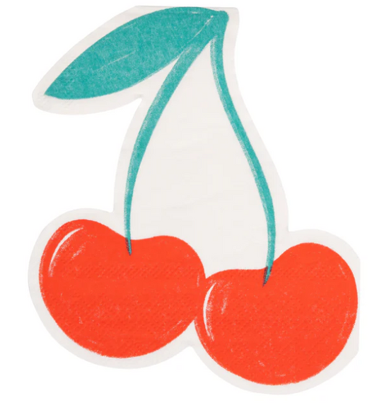 Cherries Shaped Napkin