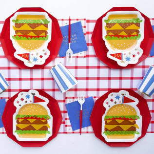 Cherry Red Signature Large Plates