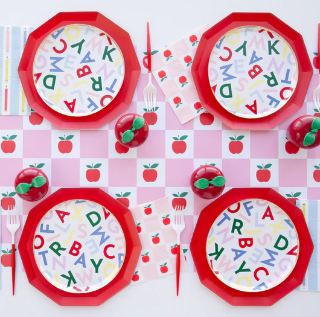Cherry Red Signature Large Plates