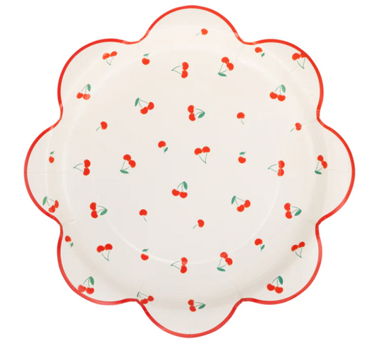 Cherries Scattered Plate